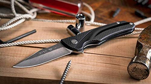 Buck Knives 840 Sprint Select, Easy Opening Ball Bearing Flipper Liner Lock Folding Pocket Knife with Removable Clip, 3-1/8" 420HC Blade