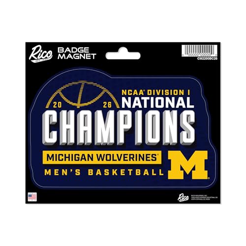 Michigan Wolverines Badge Magnet - NCAA Car & Fridge Decor
