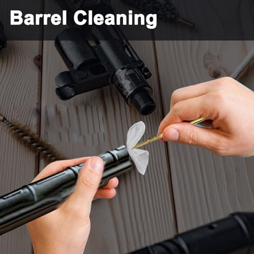 900 Count Gun Cleaning Patches - 2x2 Inch Lint-Free Cotton Pads