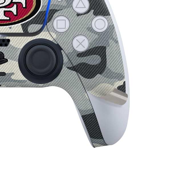 San Francisco 49ers Camo Skin for PS5 Bundle - Official NFL Design