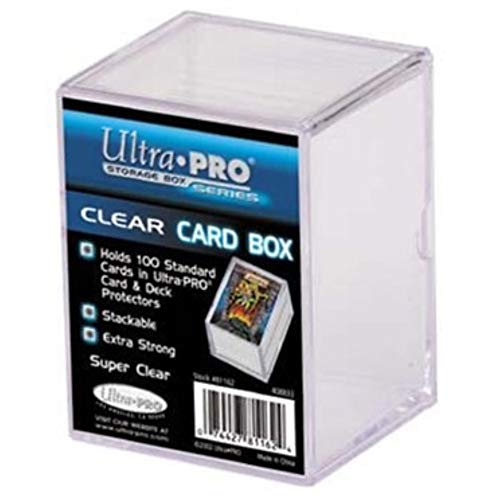 150 Count Clear Storage Box for Standard Trading Cards