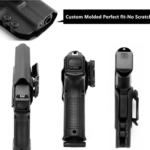 kydex IWB Holster for Glock 17 19 Taurus G3 Sig Sauer p365 X-Macro PSA Dagger Compact Springfield Hellcat PRO with Streamlight Tactical TLR-7A Flex 500 Lumen Light