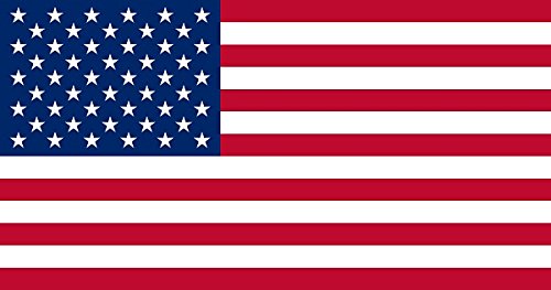 American Flag Vinyl Sticker Decal - 2 Inch Waterproof Helmet Hard Hat Label