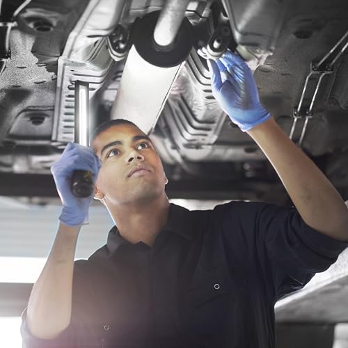 Feit Electric Compact Handheld LED Work Light Flashlight with 250/500 Lumens Ultra Bright, Magnetic Base, Hanging Hook, 6500K Daylight, Foldable and Rechargeable Handheld Flood Light - WORK500BAT