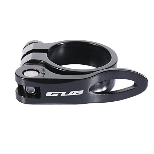 Aluminum Quick Release Bike Seat Post Clamp - 31.8mm & 34.9mm - Sblack34.9