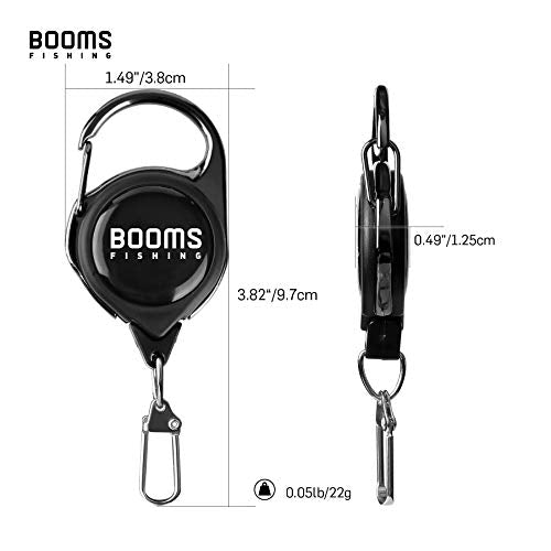 Booms Fishing RG1 Fly Fishing Zinger Retractor 3 pcs Multicolor2