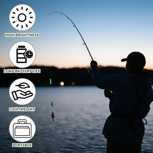 50PCS Mini Glow Fishing Float Light Sticks - Night Fishing