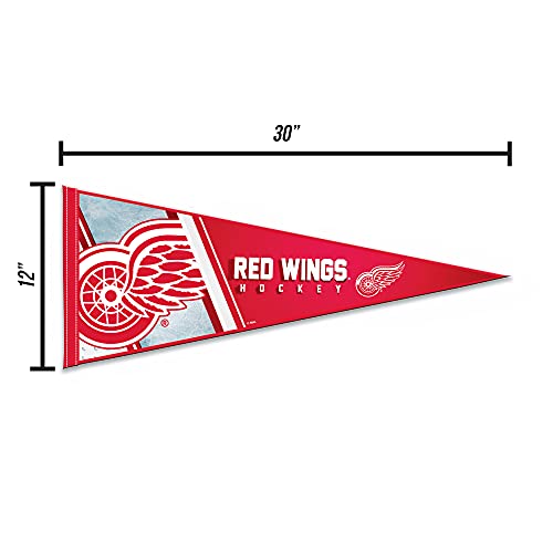 Detroit Red Wings Felt Wall Pennant - 12" x 30" Décor