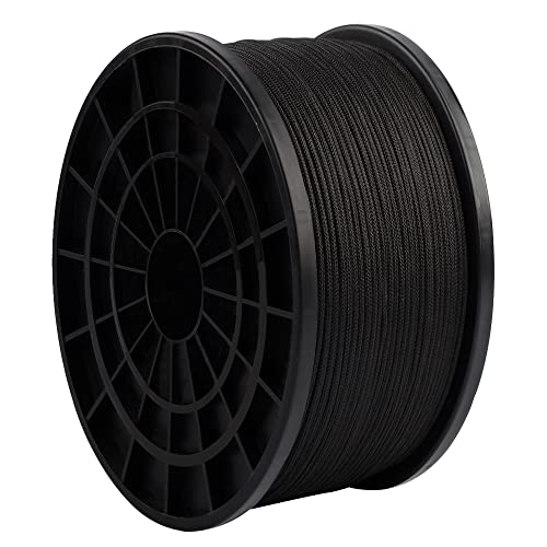 550 Paracord Rope - 100 Feet Black, 7 Strand 4mm Survival Cord