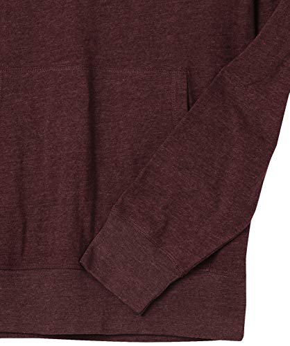 Amazon Essentials Men's Lightweight Jersey Pullover Hoodie, Burgundy, X-Small