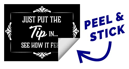 Tip Jar Vinyl Decal Sticker - 3x4 Inch All Weather Design