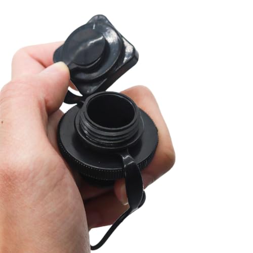 Boston Valve Adapter Kit - 4PCS Air Mattress Cap Replacement - Black 22mm
