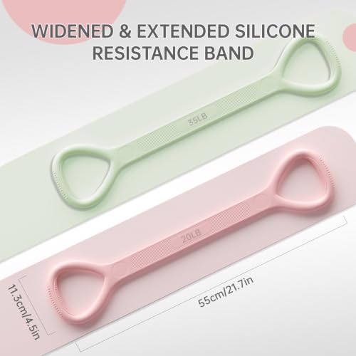 MakeStronge Green 35LB Figure 8 Resistance Band for Arms & Upper-Body