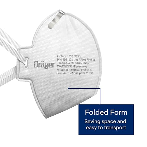 Dr?ger X-plore 1750 C N95 masks made in the US | 20 NIOSH-approved respirators, universal fit