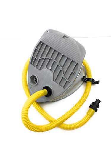 Seamax 7L Single Stage Foot Pump for Inflatable Boats, Max 3.6 PSI, Supports Inflation & Deflation