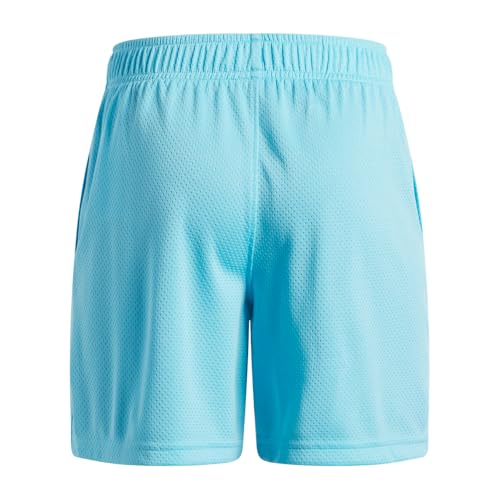 Under Armour Kids Tech Mesh Shorts - Big Kid Medium Fresco Blue/Black