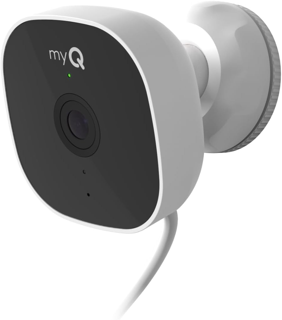 myQ Smart Outdoor Wired Security Camera by Chamberlain - HD Video, Night Vision