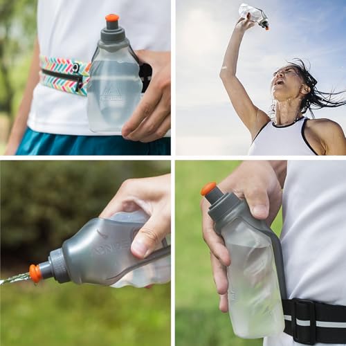 Leakproof 250ml Clip-on Water Bottle - BPA Free Hydration Flask