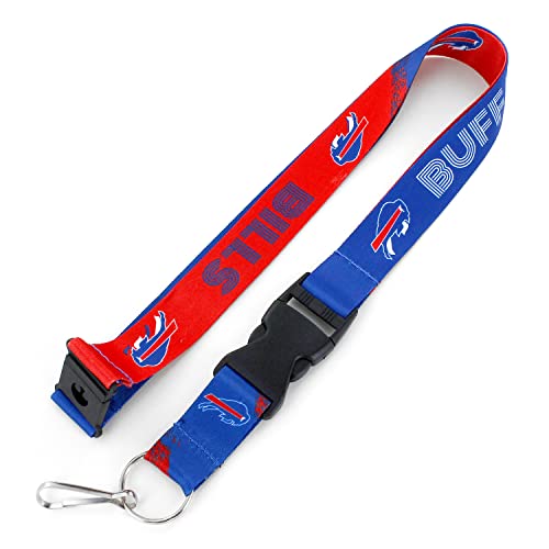 Buffalo NFL Crossfade Lanyard with Quick Release Buckle
