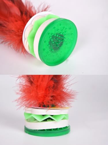 Baitaihem Colorful Kick Shuttlecock - Chinese Jianzi Foot Sports Outdoor Exercise Pack of 6