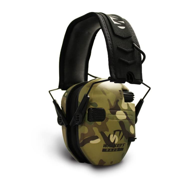 Walkers Razor Slim Electronic Shooting Muffs 3-Pack Bundle (Multi Cam Camo Tan)