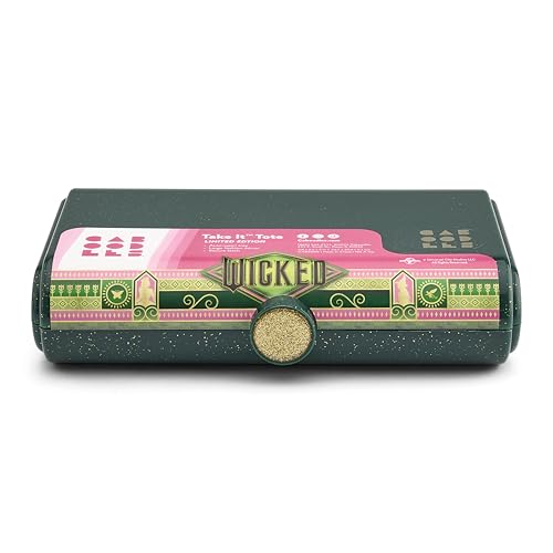 Wicked Emerald Sparkle Take It Tote Case - 5.75" x 8.13"