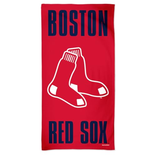 Boston Red Sox Beach Towel - 30" x 60" Cotton with Team Logo