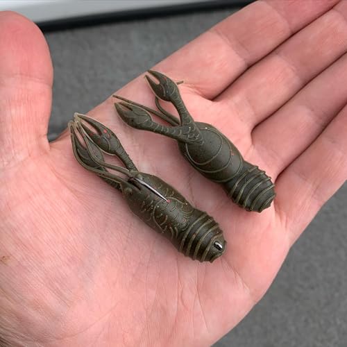 Juvy Craw Soft Bait - Green Pumpkin, 2.5"