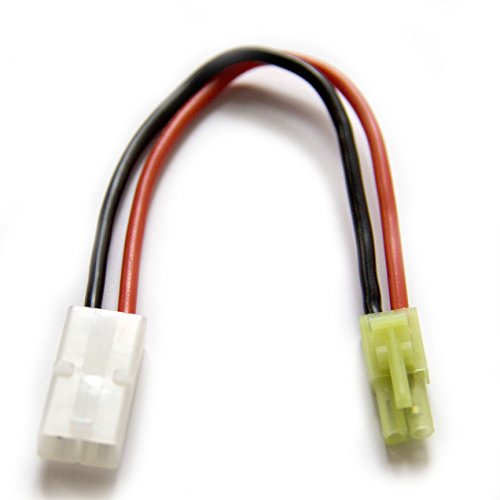 Tamiya Connector Adapter - Large Female to Mini Male for Airsoft