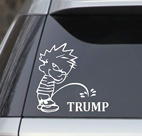 6-Inch Political Statement Window Decal - Durable Outdoor Vinyl Sticker