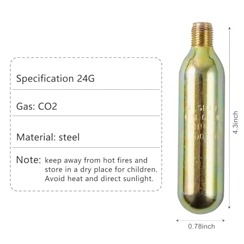 24 Gram CO2 Cartridge Life Jacket Rearming Kit, Auto/Manual PFD,