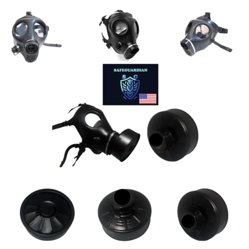 Israeli Gas Mask with 40mm Premium Filter Respirator, Paintball, Halloween, Welding, Chemical