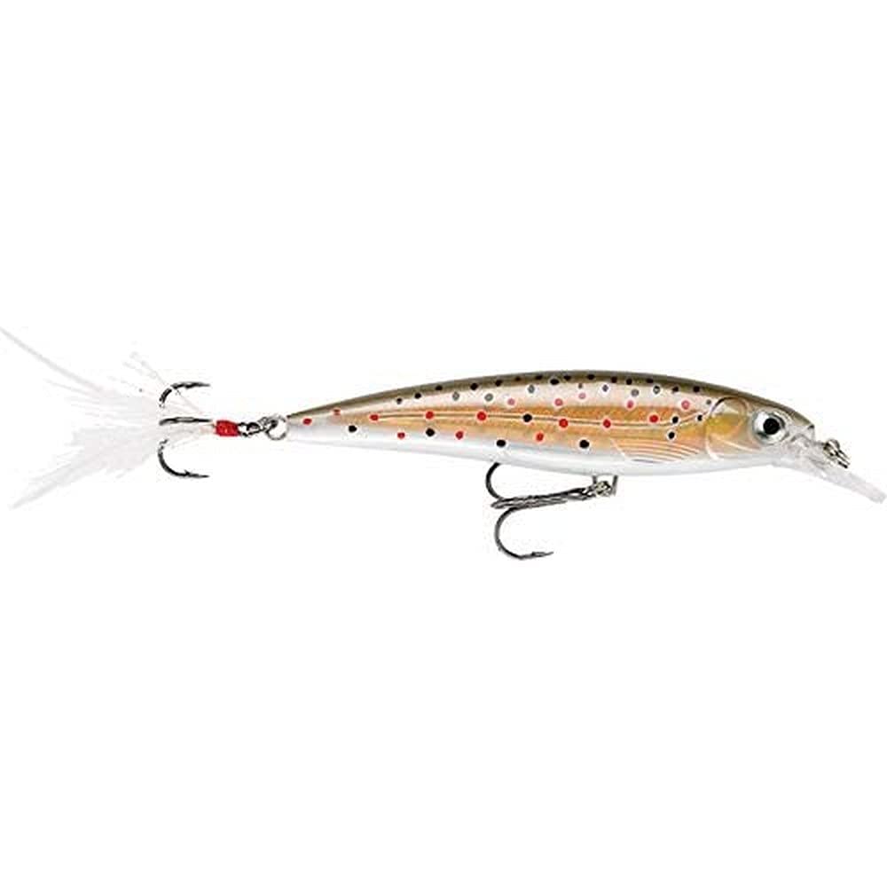 Rapala X-Rap Jerkbait, Suspending Hard Bait, Bass Walleye Pike Fishing Lure, Slashbait Action, 1-1/2", Brown Trout