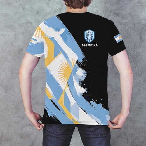 Soccer Jersey for Men and Women - Argentina Blue, Medium