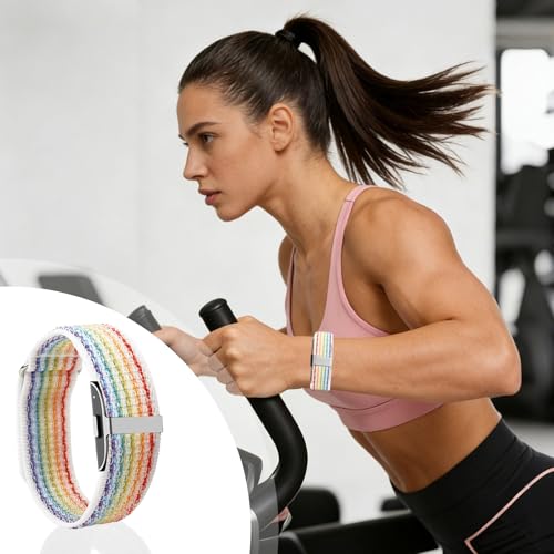 Nylon Loop Replacement Strap for Hume Health Band - Rainbow