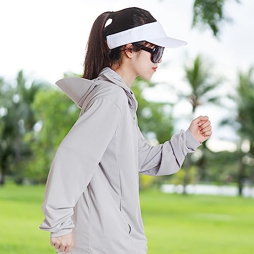 Adjustable Sun Visor Hat for Sports - One Size, White
