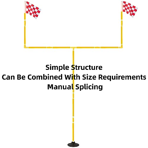 Adjustable Portable Football Field Goal Post Set - 6ft x 4ft