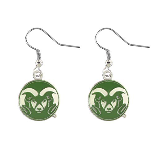 NCAA Women's Dangler Earrings - Colorado State Rams Silver Variation