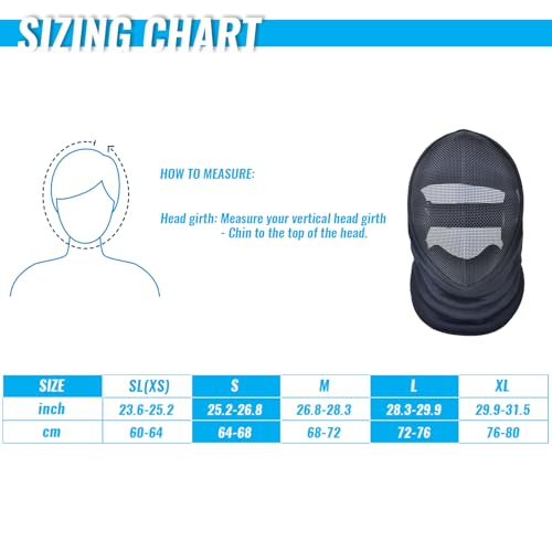350N Coach Fencing Mask with Removable Lining - CE Certified