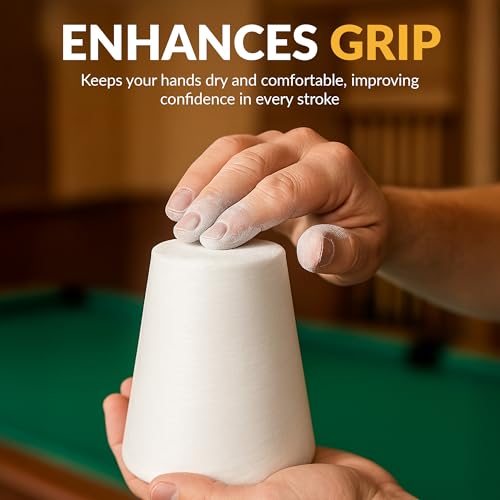 Talc Pool Chalk Cone - Keeps Hands Dry - 1 Count