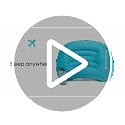 Ultralight Inflatable Camping Pillow for Neck & Lumbar Support