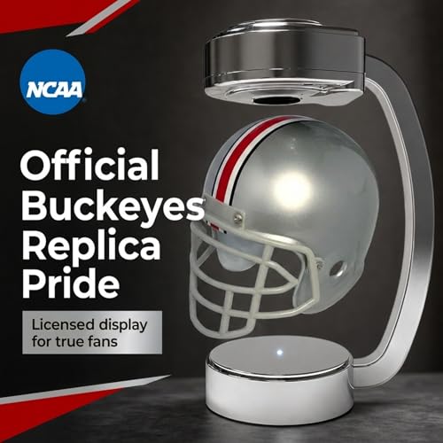 NCAA Mini Rotating Levitating Hover Helmet - Ohio State Buckeyes
