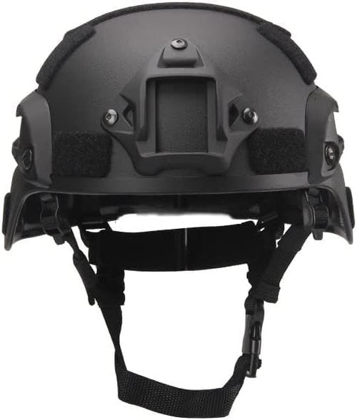 MICH Airsoft Helmet with Side Rails and NVG Mounts for Outdoor Activities Such As Airsoft, Paintball, CS Games, Etc.