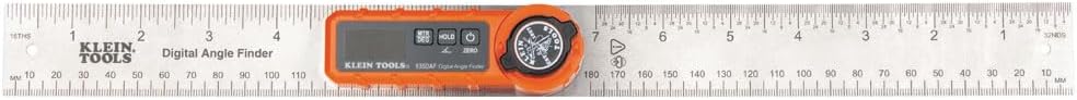 Digital Angle Finder by Klein Tools - Precision Miter Saw Protractor for Accurate Measurements