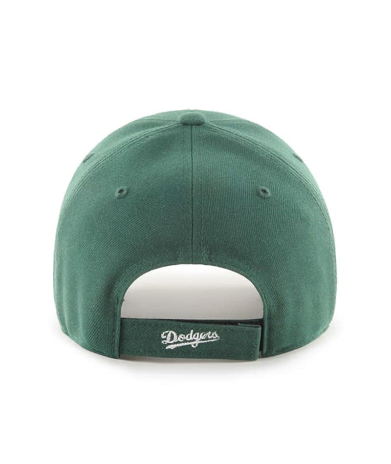 Los Angeles Dodgers Men's Womens MVP Adjustable Velcro Back Hat - Dark Green with White Logo
