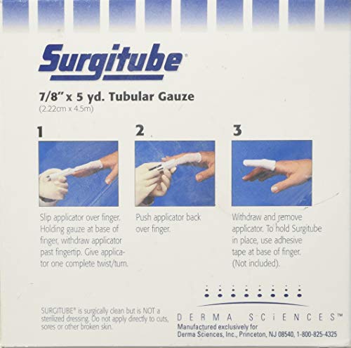 Surgitube Band No. 2 - 5 Yards White for Large Fingers and Toes