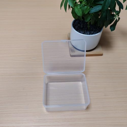 4 Pack Plastic Card Storage Boxes for Playing Cards, Coins, Jewelry