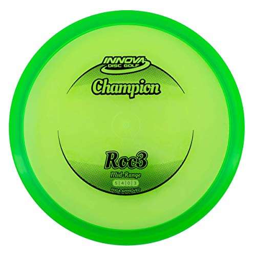 Innova Roc3 Disc Golf Mid-Range - Champion Material, 170-174g, Orange