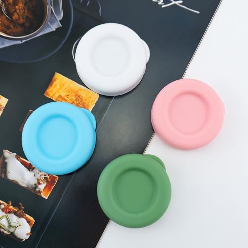 Silicone Milk Bottle Caps - 4 Pack for 48mm Jugs