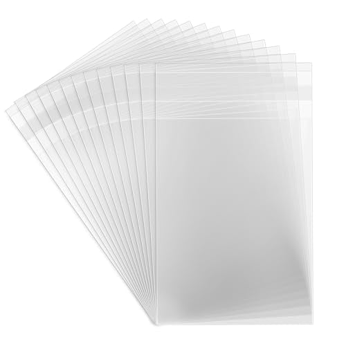 Trading Card Sleeves Set - 50 Semi-Rigid Holders and 50 Penny Sleeves